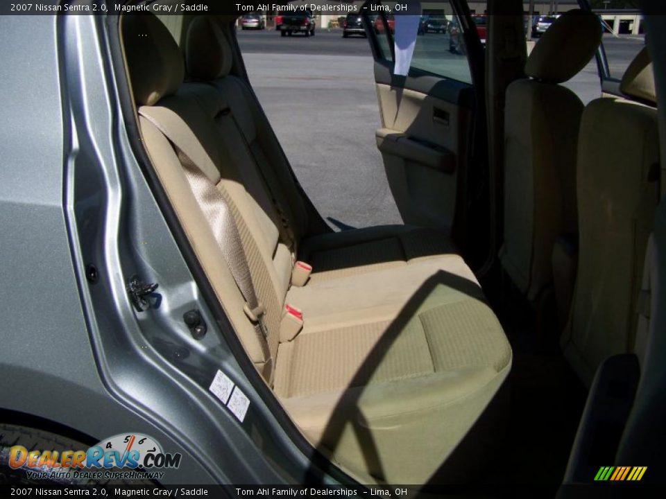 2007 Nissan Sentra 2.0 Magnetic Gray / Saddle Photo #13