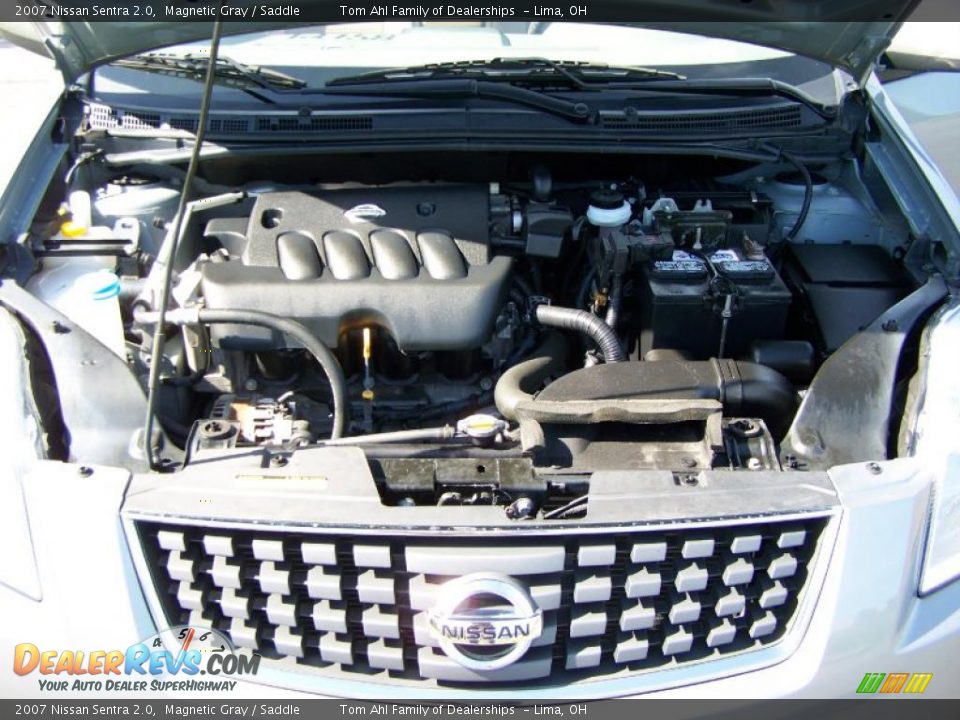 2007 Nissan Sentra 2.0 Magnetic Gray / Saddle Photo #16
