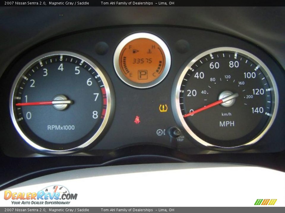 2007 Nissan Sentra 2.0 Magnetic Gray / Saddle Photo #17