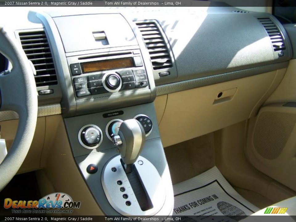 2007 Nissan Sentra 2.0 Magnetic Gray / Saddle Photo #19