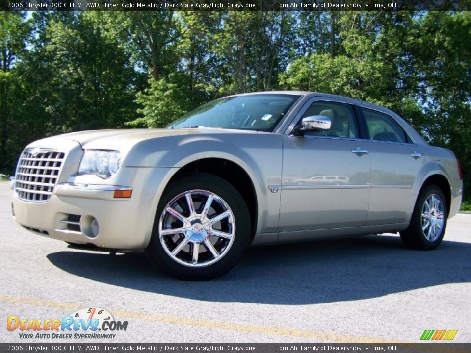 2006 Chrysler 300 C HEMI AWD Linen Gold Metallic / Dark Slate Gray/Light Graystone Photo #5