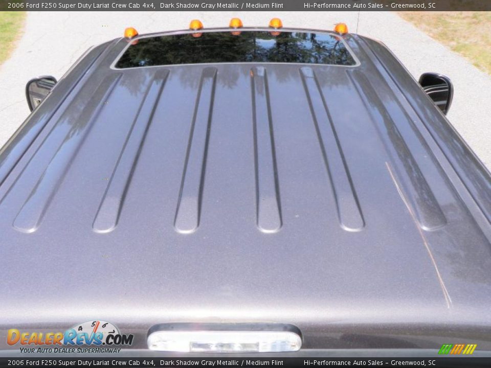 2006 Ford F250 Super Duty Lariat Crew Cab 4x4 Dark Shadow Gray Metallic / Medium Flint Photo #36