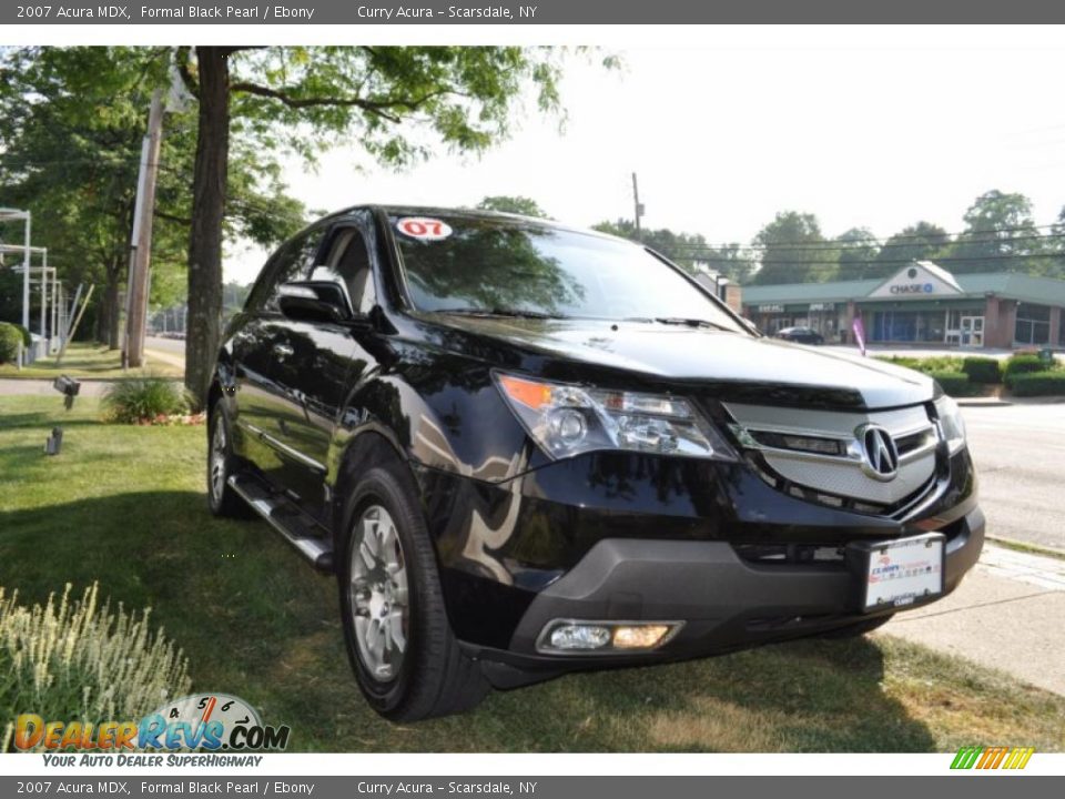 2007 Acura MDX Formal Black Pearl / Ebony Photo #4