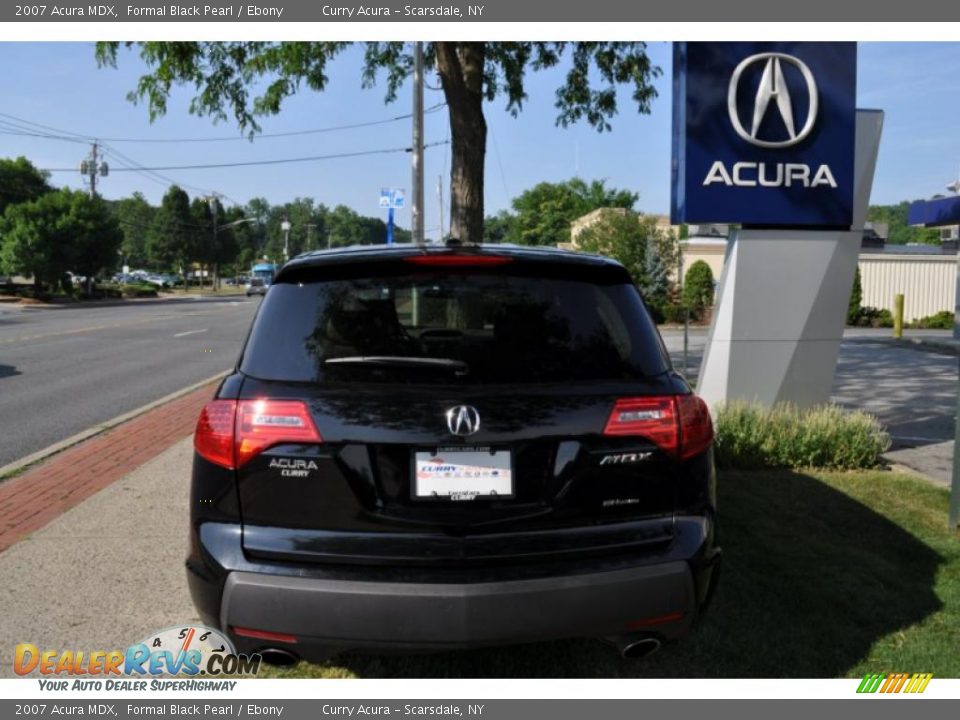 2007 Acura MDX Formal Black Pearl / Ebony Photo #6