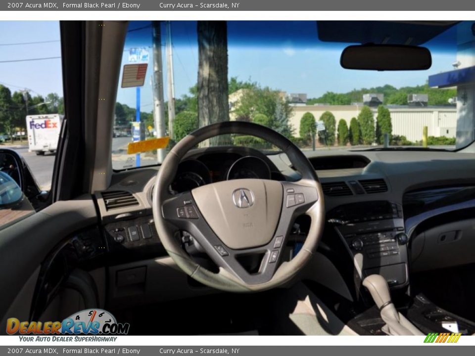 2007 Acura MDX Formal Black Pearl / Ebony Photo #14