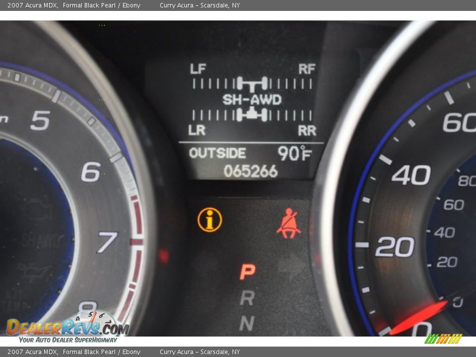 2007 Acura MDX Formal Black Pearl / Ebony Photo #17