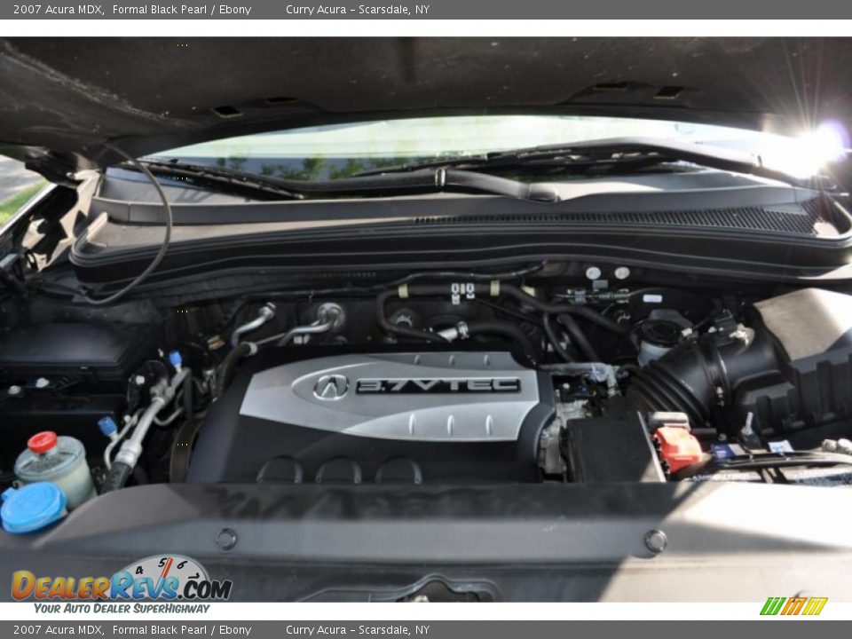 2007 Acura MDX Formal Black Pearl / Ebony Photo #24