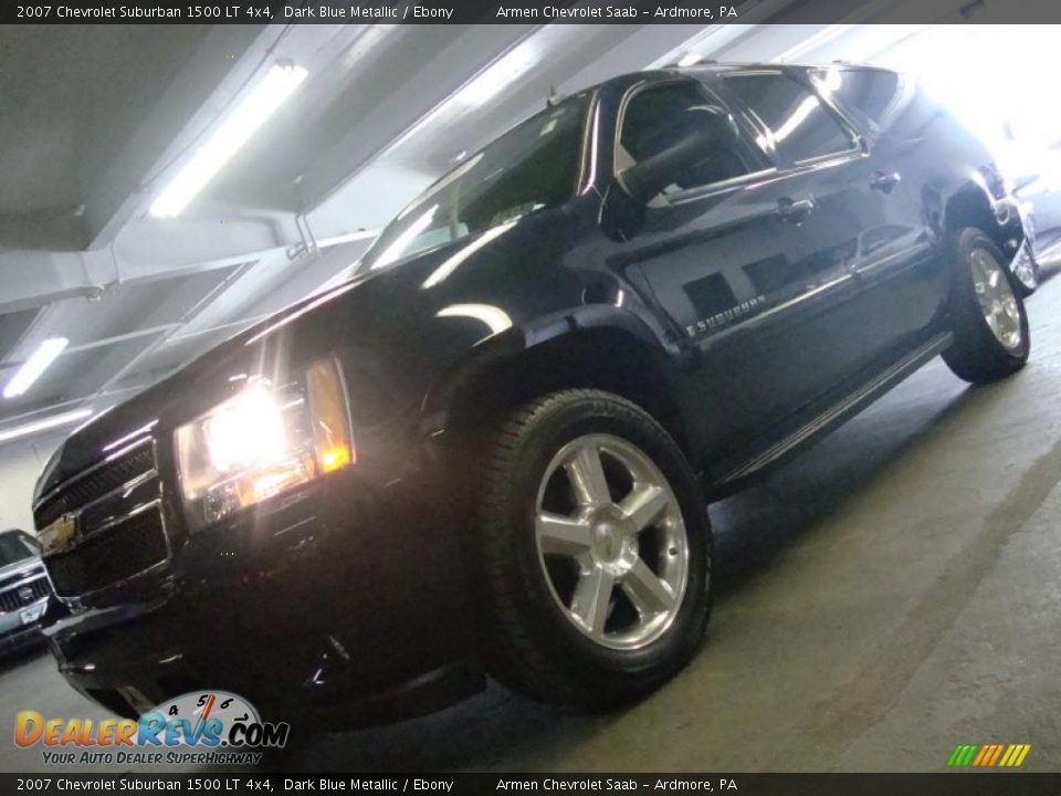 2007 Chevrolet Suburban 1500 LT 4x4 Dark Blue Metallic / Ebony Photo #1