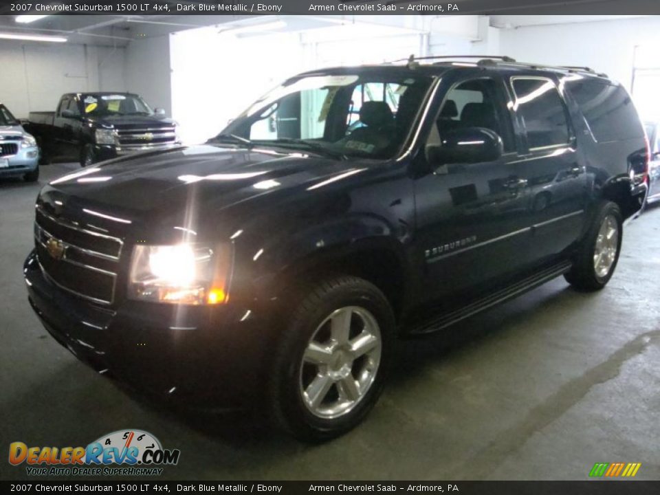 2007 Chevrolet Suburban 1500 LT 4x4 Dark Blue Metallic / Ebony Photo #2