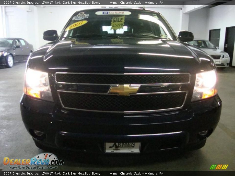 2007 Chevrolet Suburban 1500 LT 4x4 Dark Blue Metallic / Ebony Photo #3