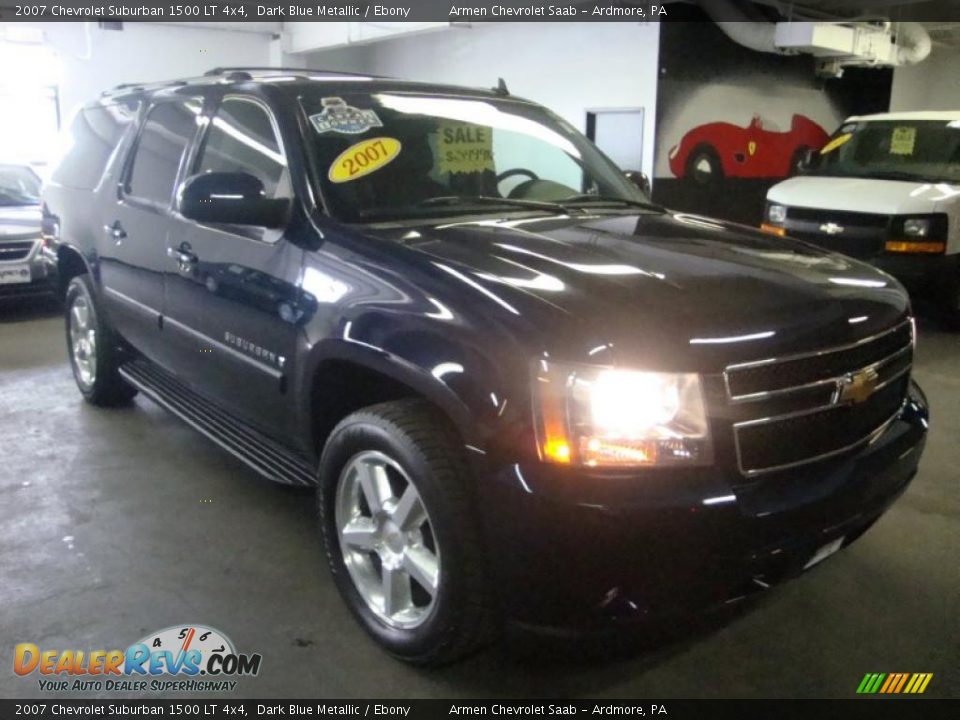 2007 Chevrolet Suburban 1500 LT 4x4 Dark Blue Metallic / Ebony Photo #4