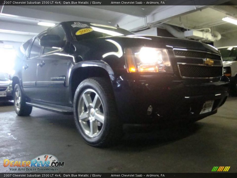 2007 Chevrolet Suburban 1500 LT 4x4 Dark Blue Metallic / Ebony Photo #5
