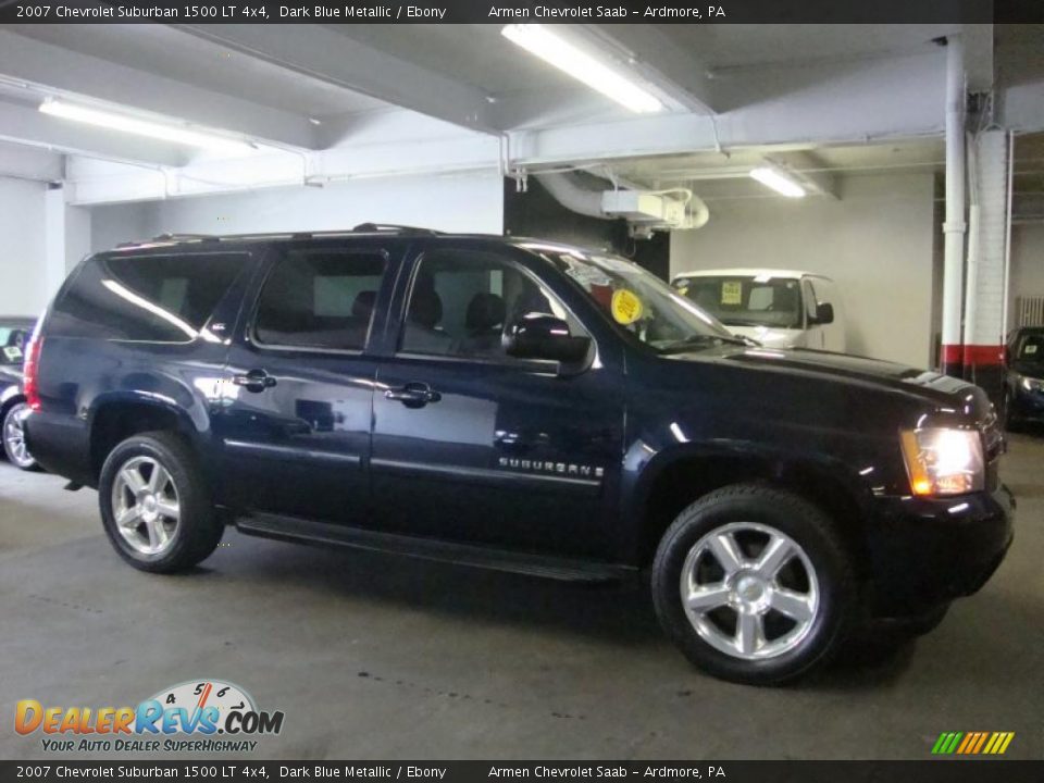 2007 Chevrolet Suburban 1500 LT 4x4 Dark Blue Metallic / Ebony Photo #6