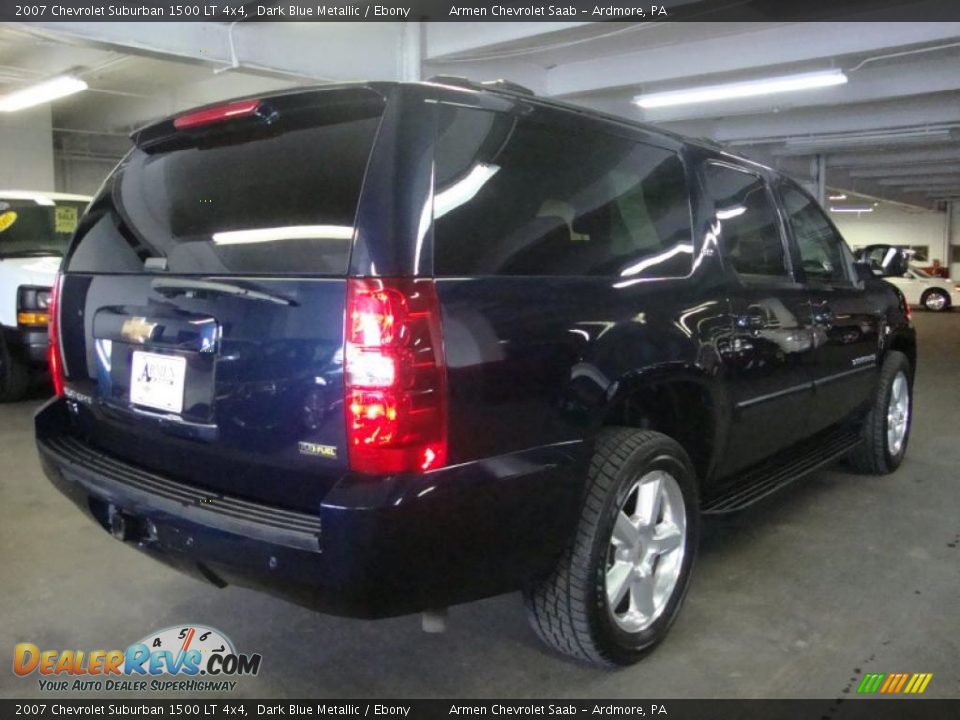 2007 Chevrolet Suburban 1500 LT 4x4 Dark Blue Metallic / Ebony Photo #8