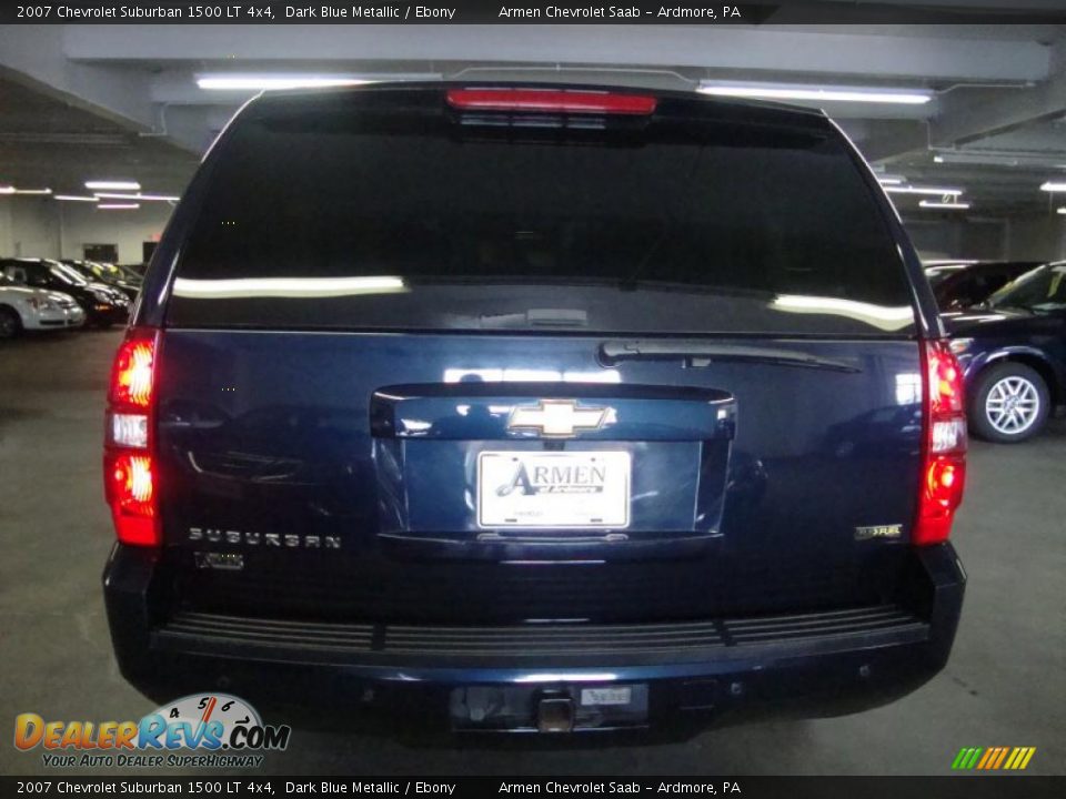 2007 Chevrolet Suburban 1500 LT 4x4 Dark Blue Metallic / Ebony Photo #9