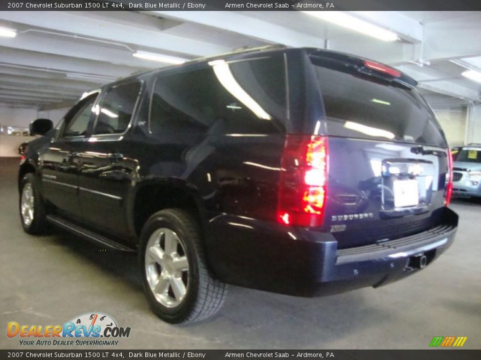 2007 Chevrolet Suburban 1500 LT 4x4 Dark Blue Metallic / Ebony Photo #10