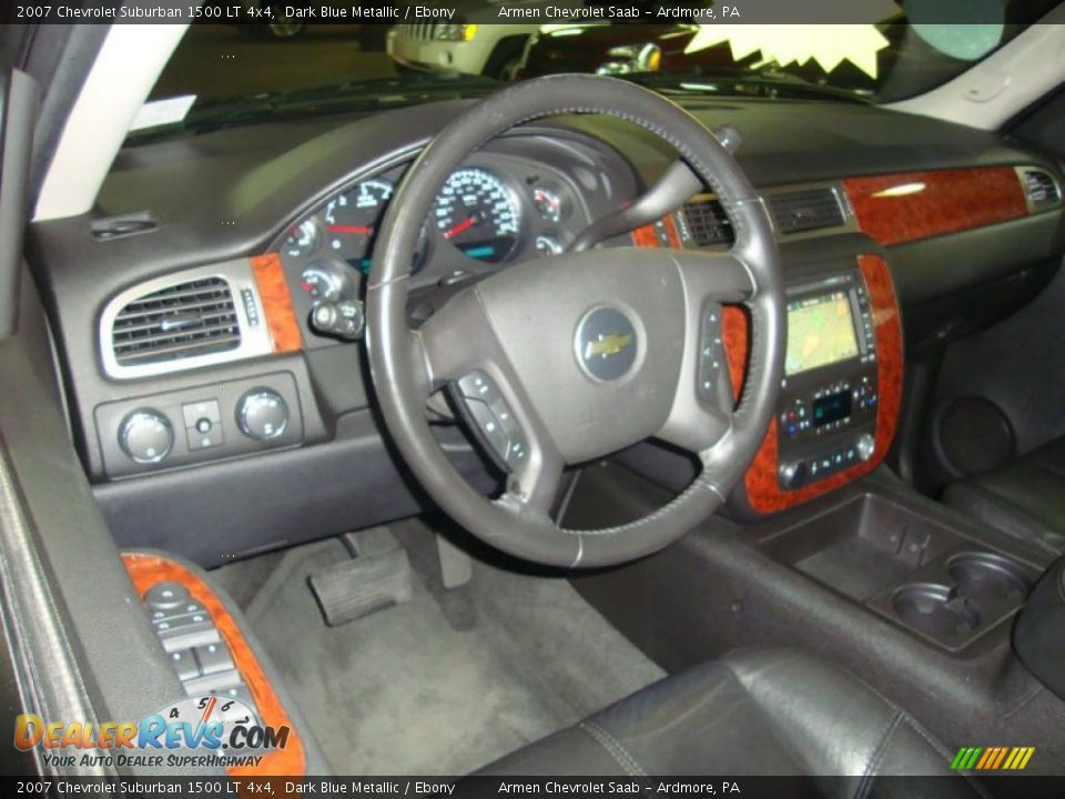 2007 Chevrolet Suburban 1500 LT 4x4 Dark Blue Metallic / Ebony Photo #12