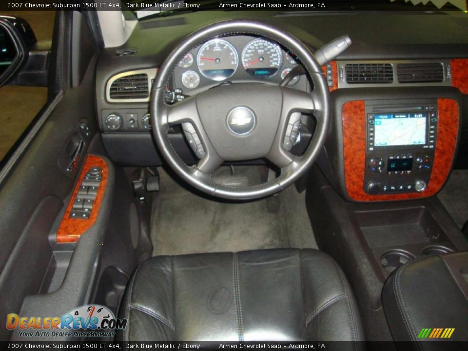 2007 Chevrolet Suburban 1500 LT 4x4 Dark Blue Metallic / Ebony Photo #30