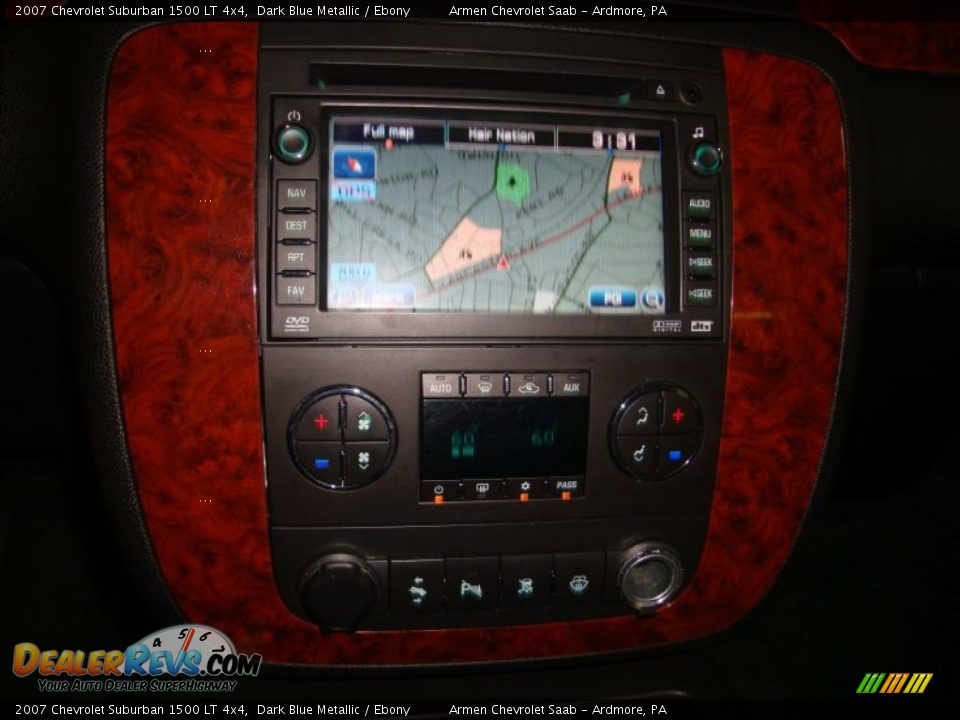 2007 Chevrolet Suburban 1500 LT 4x4 Dark Blue Metallic / Ebony Photo #36
