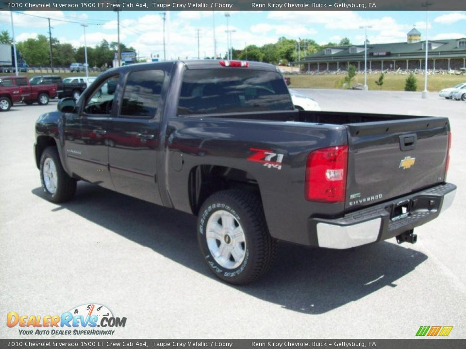 2010 Chevrolet Silverado 1500 LT Crew Cab 4x4 Taupe Gray Metallic / Ebony Photo #2
