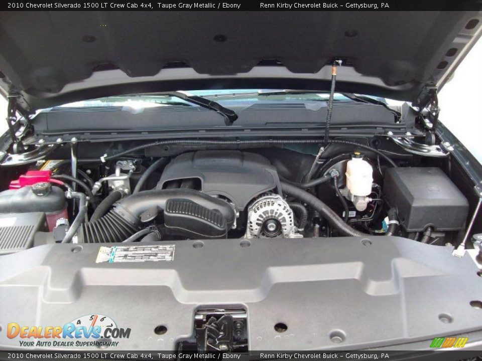2010 Chevrolet Silverado 1500 LT Crew Cab 4x4 Taupe Gray Metallic / Ebony Photo #22