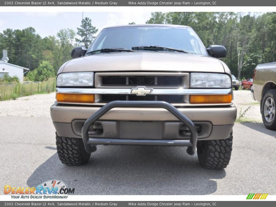 2003 Chevrolet Blazer LS 4x4 Sandalwood Metallic / Medium Gray Photo #2