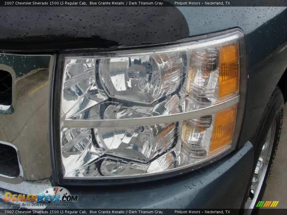 2007 Chevrolet Silverado 1500 LS Regular Cab Blue Granite Metallic / Dark Titanium Gray Photo #10