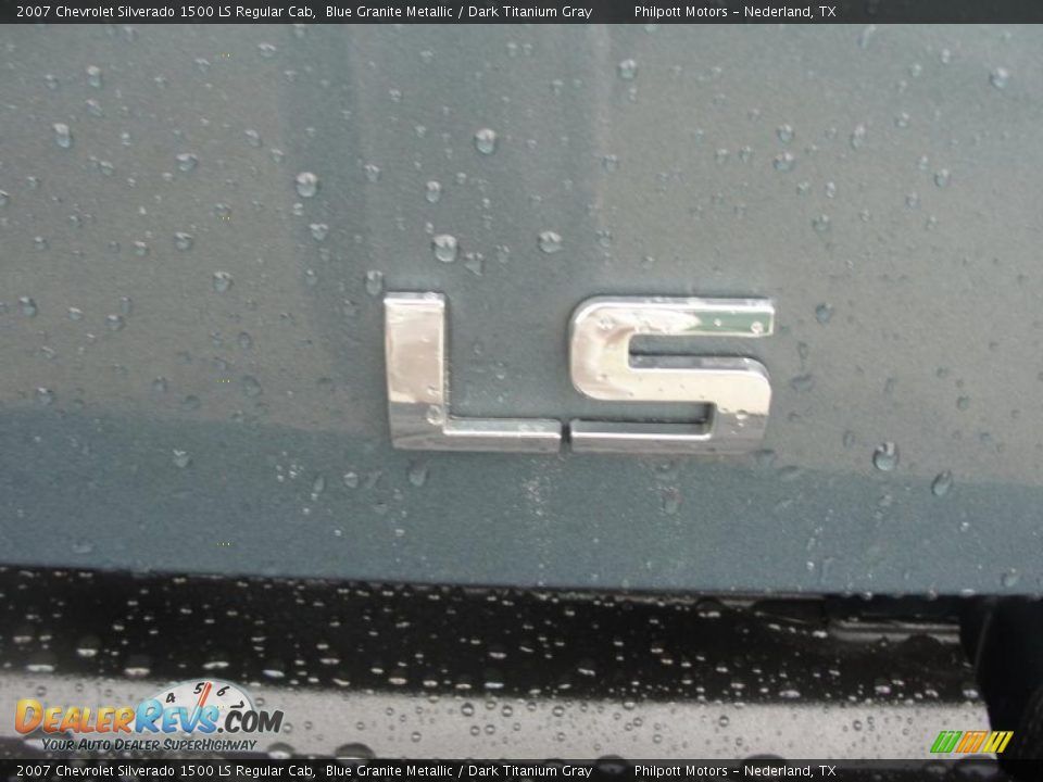 2007 Chevrolet Silverado 1500 LS Regular Cab Blue Granite Metallic / Dark Titanium Gray Photo #19