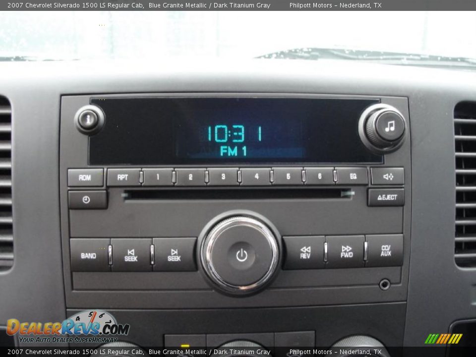 2007 Chevrolet Silverado 1500 LS Regular Cab Blue Granite Metallic / Dark Titanium Gray Photo #29