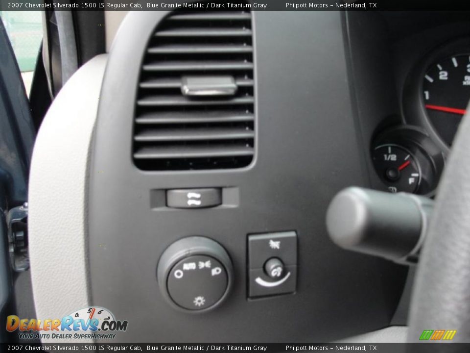 2007 Chevrolet Silverado 1500 LS Regular Cab Blue Granite Metallic / Dark Titanium Gray Photo #34