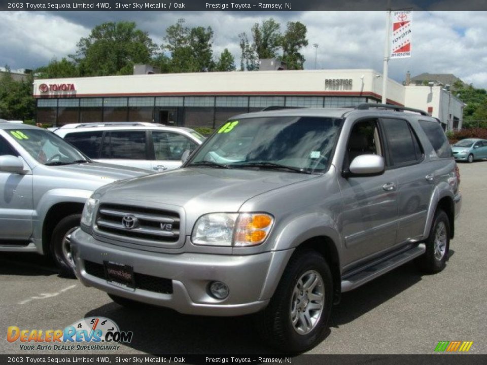 2003 Toyota Sequoia Limited 4WD Silver Sky Metallic / Oak Photo #1