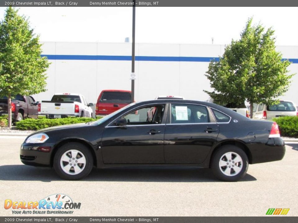 2009 Chevrolet Impala LT Black / Gray Photo #1