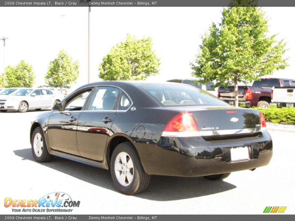 2009 Chevrolet Impala LT Black / Gray Photo #3