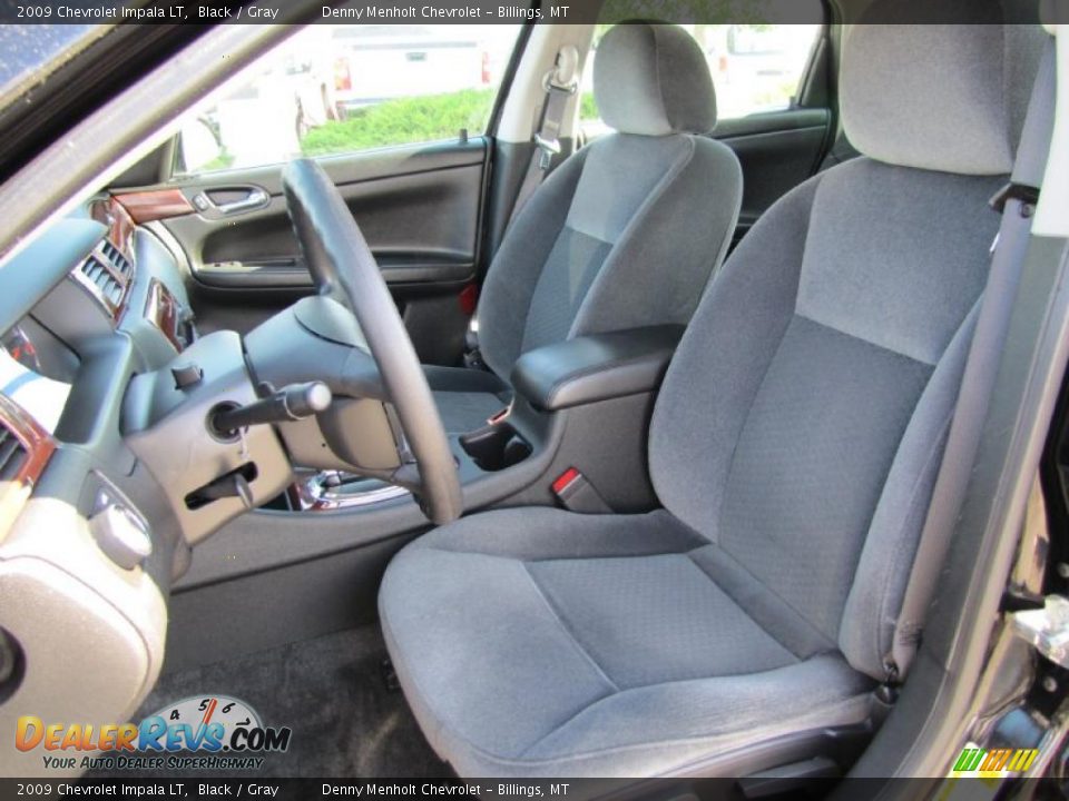 2009 Chevrolet Impala LT Black / Gray Photo #4