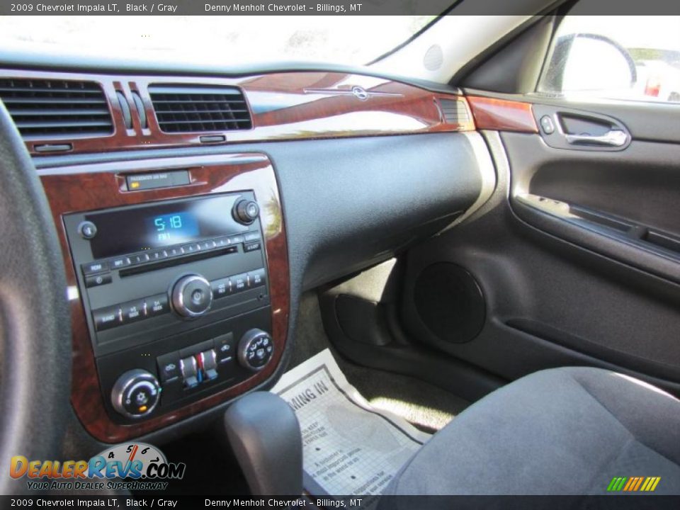 2009 Chevrolet Impala LT Black / Gray Photo #7