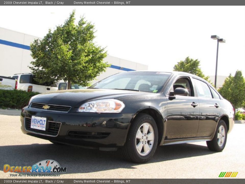 2009 Chevrolet Impala LT Black / Gray Photo #9