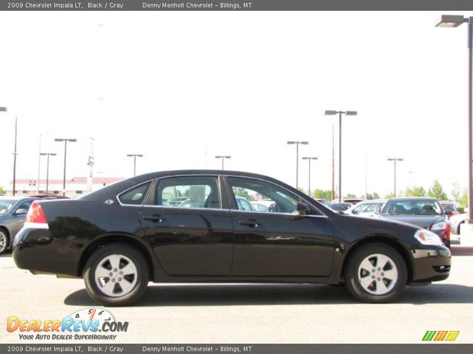 2009 Chevrolet Impala LT Black / Gray Photo #10