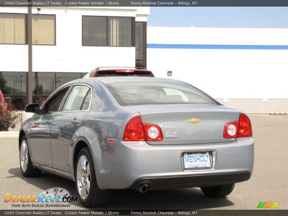 2009 Chevrolet Malibu LT Sedan Golden Pewter Metallic / Ebony Photo #3