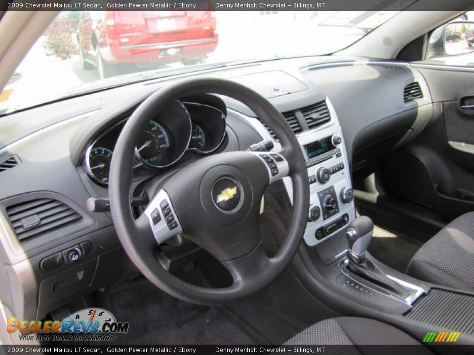2009 Chevrolet Malibu LT Sedan Golden Pewter Metallic / Ebony Photo #6