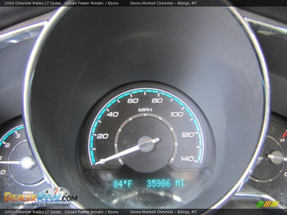 2009 Chevrolet Malibu LT Sedan Golden Pewter Metallic / Ebony Photo #10