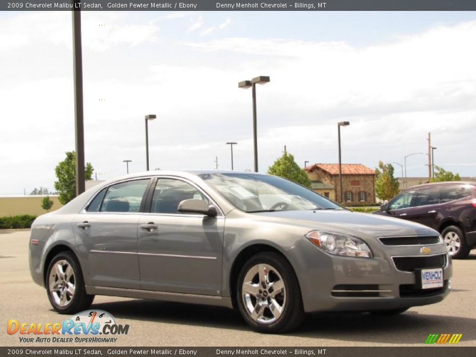 2009 Chevrolet Malibu LT Sedan Golden Pewter Metallic / Ebony Photo #12