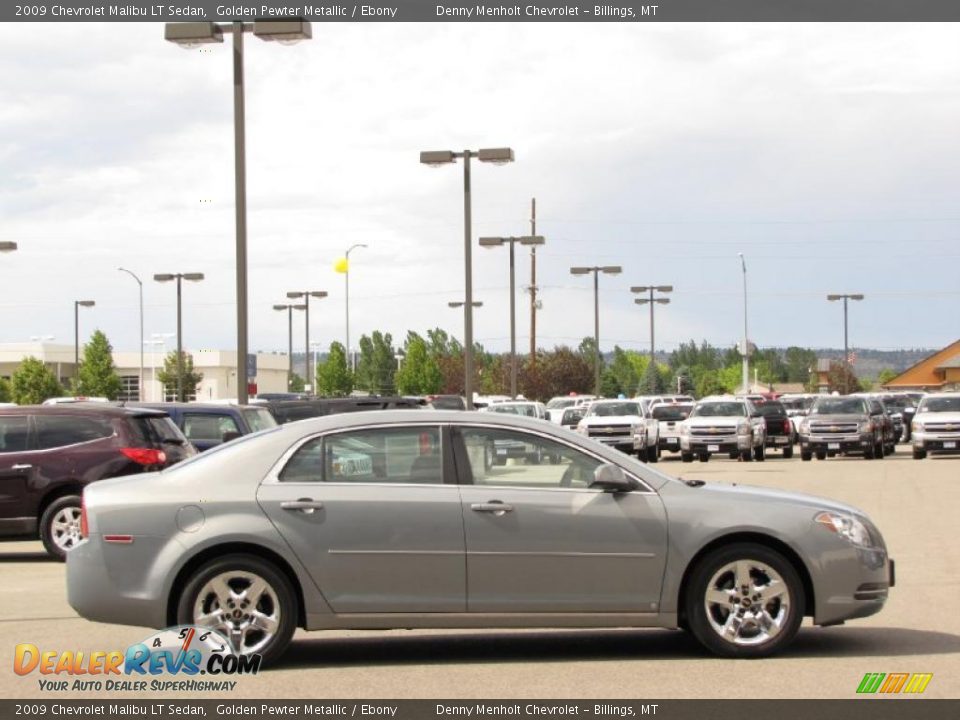 2009 Chevrolet Malibu LT Sedan Golden Pewter Metallic / Ebony Photo #13