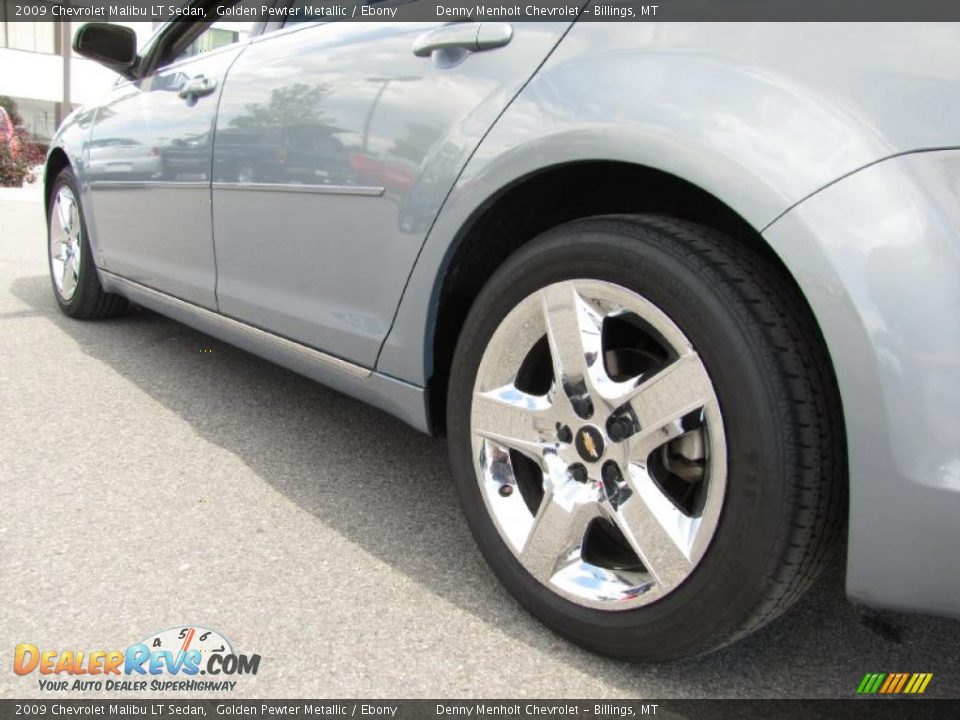 2009 Chevrolet Malibu LT Sedan Golden Pewter Metallic / Ebony Photo #15