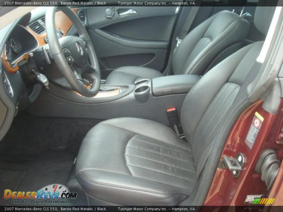 2007 Mercedes-Benz CLS 550 Barolo Red Metallic / Black Photo #11