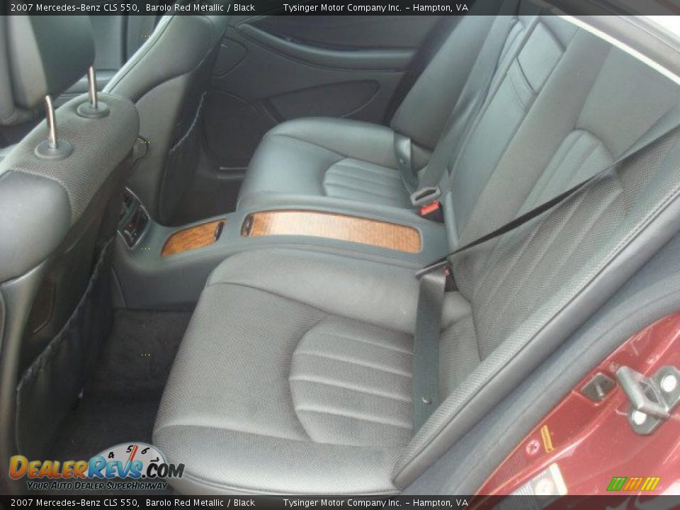 2007 Mercedes-Benz CLS 550 Barolo Red Metallic / Black Photo #12