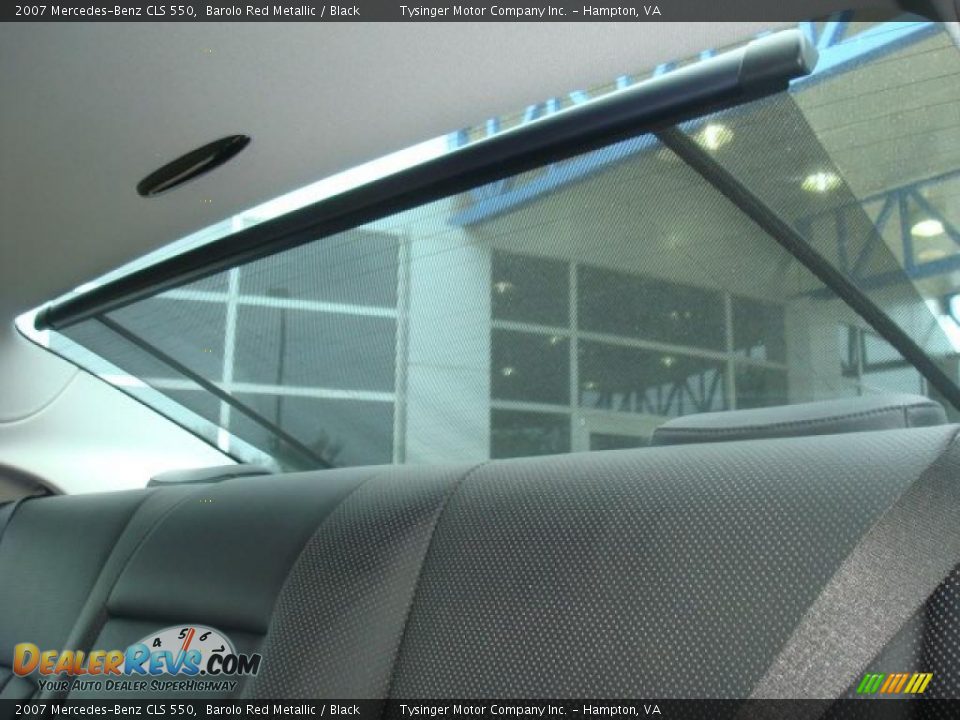 2007 Mercedes-Benz CLS 550 Barolo Red Metallic / Black Photo #13