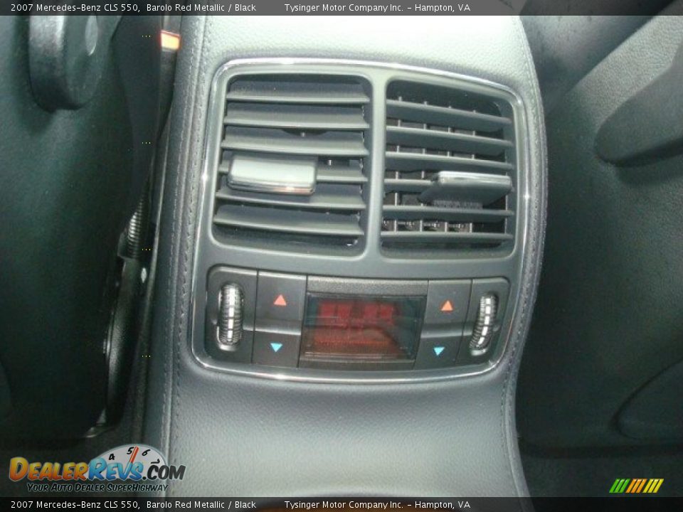 2007 Mercedes-Benz CLS 550 Barolo Red Metallic / Black Photo #14