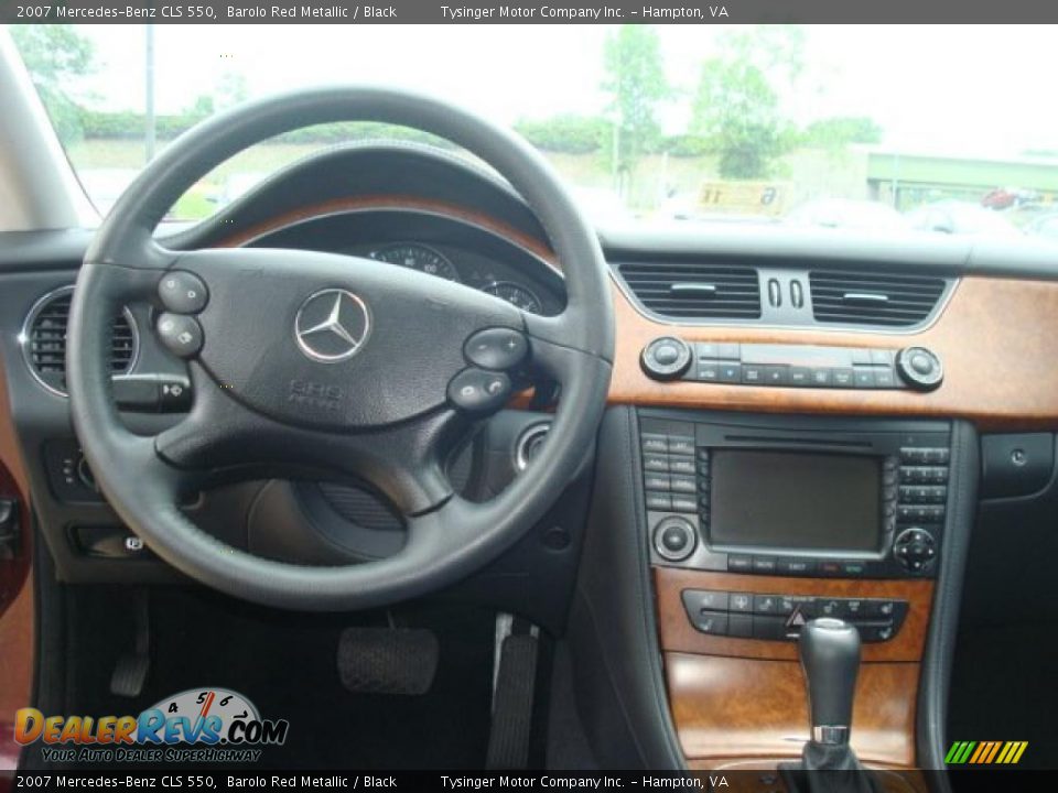 2007 Mercedes-Benz CLS 550 Barolo Red Metallic / Black Photo #15