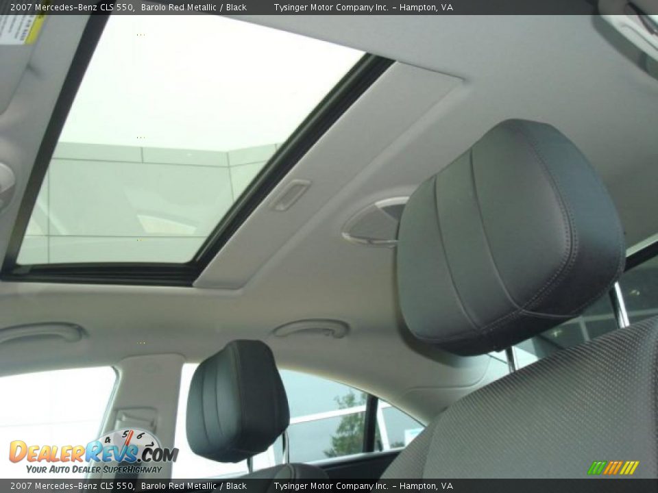 2007 Mercedes-Benz CLS 550 Barolo Red Metallic / Black Photo #16