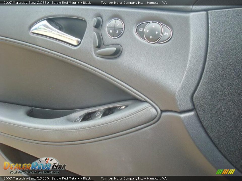 2007 Mercedes-Benz CLS 550 Barolo Red Metallic / Black Photo #17